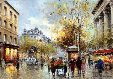 París Painting - AB Boulevard des Capucines y Madeleine París